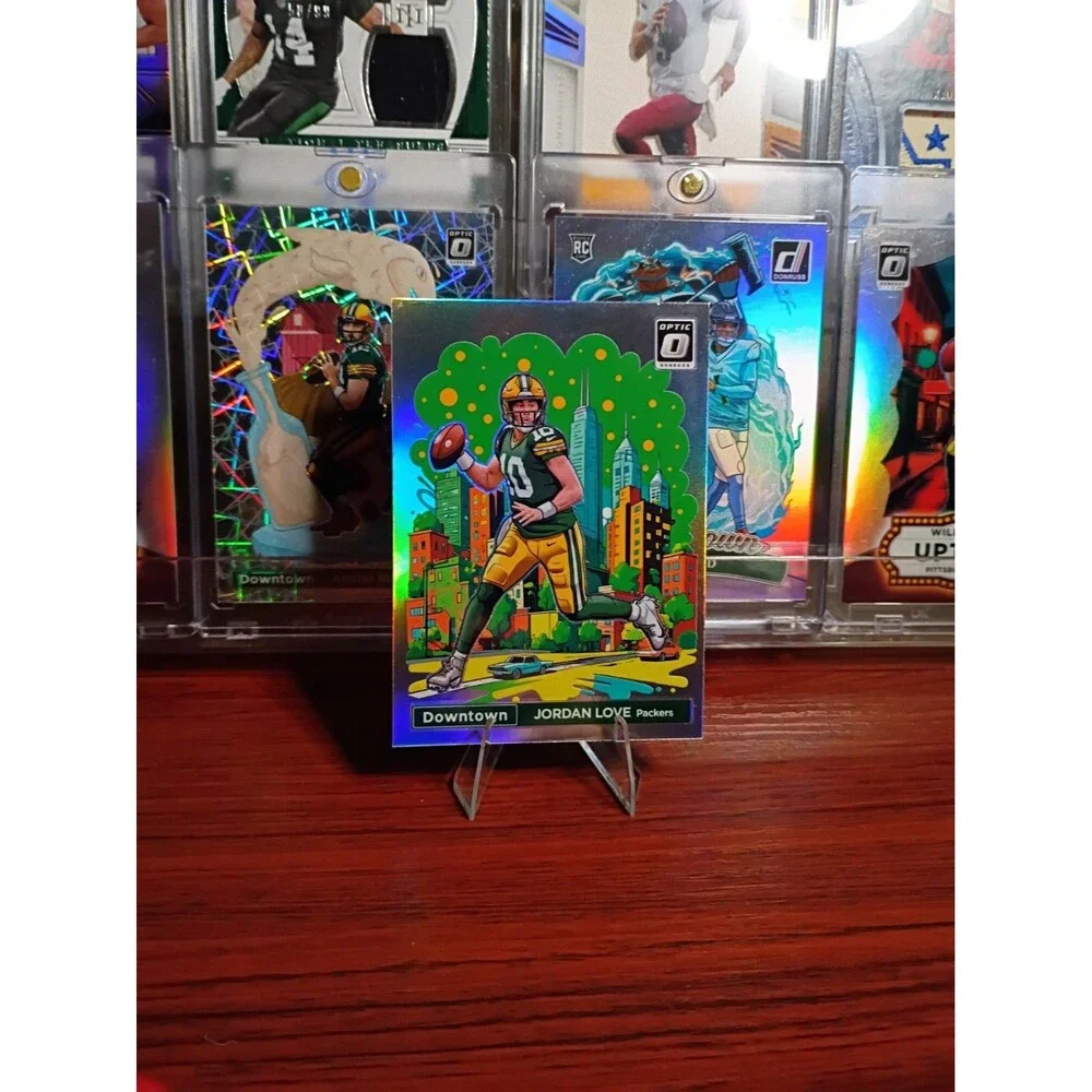 2024 Panini Donruss - Downtown Jordan Love #5 Pack Fresh GB Packers